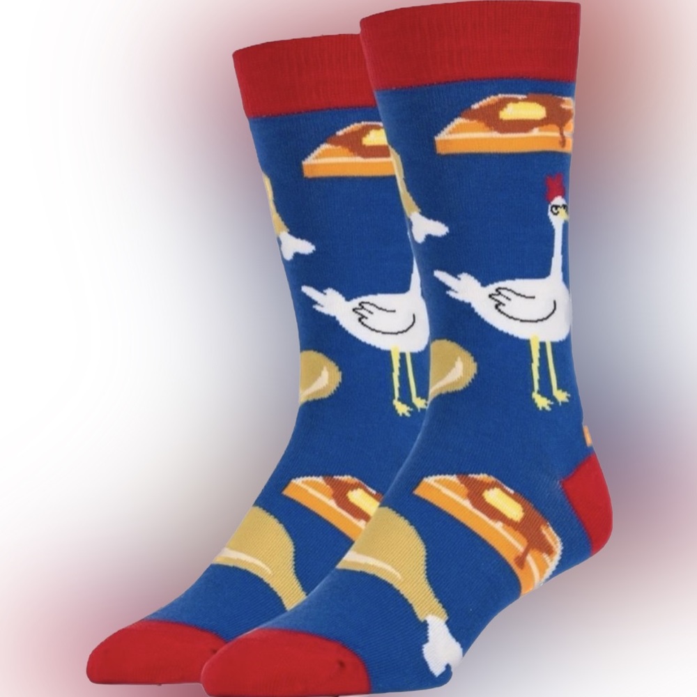 NWT Chicken & Waffles Socks